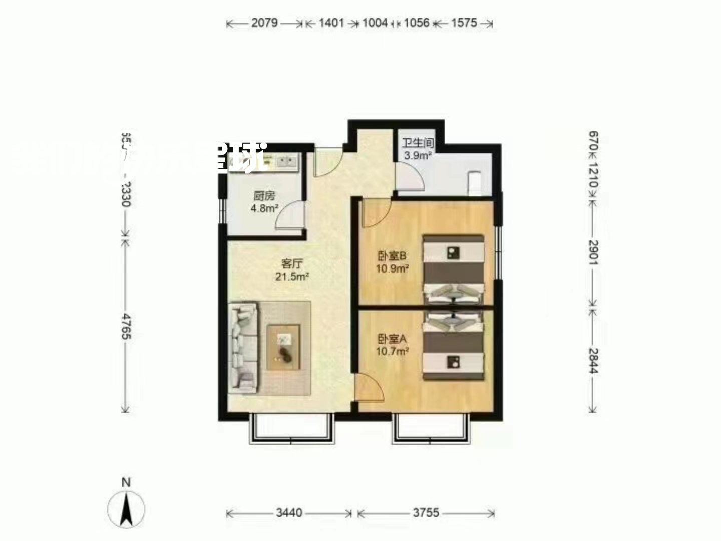 二手房推荐北街家园(五区)售价:395万户型:2室1厅1卫面积:72.11㎡哔哩哔哩bilibili