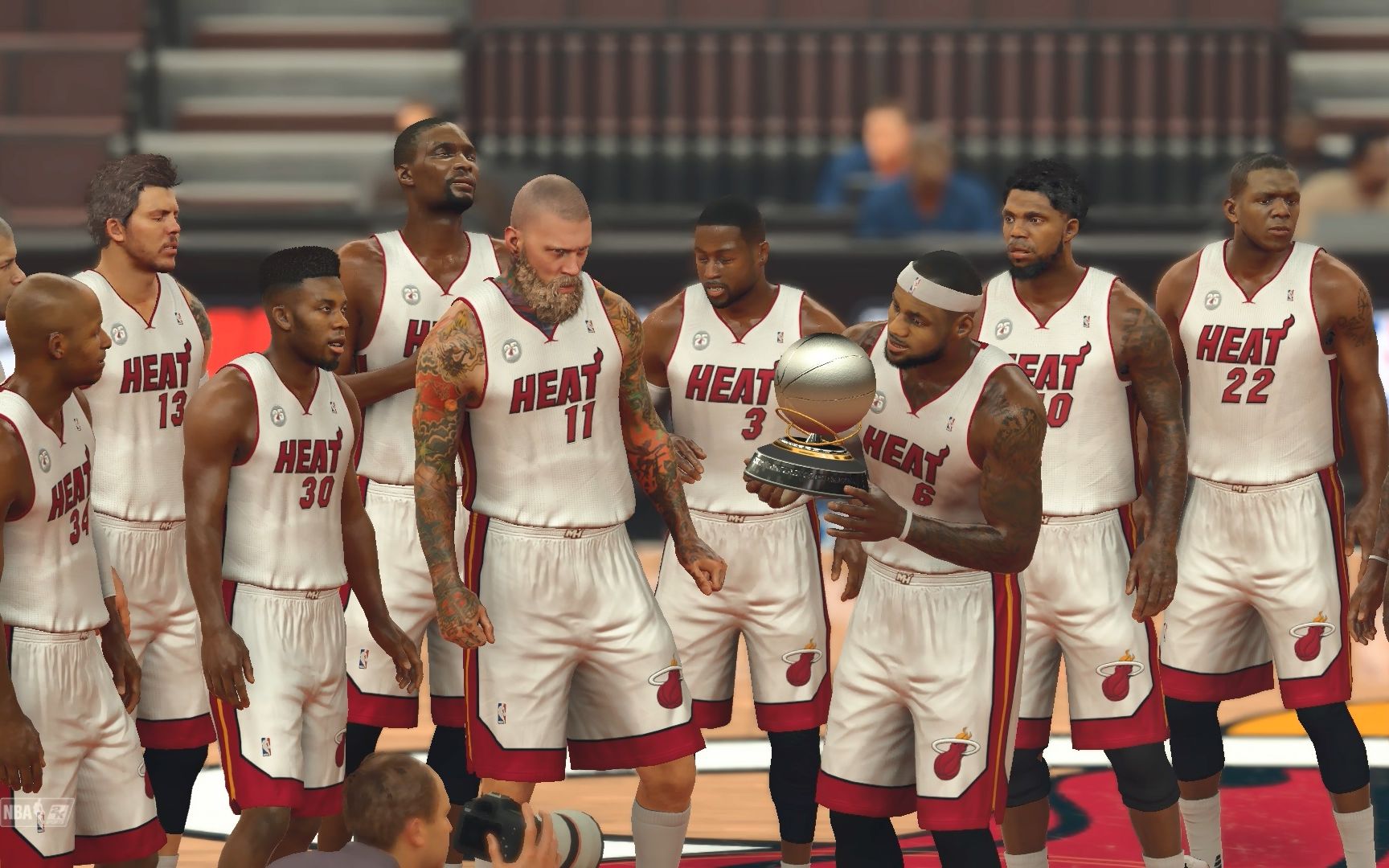 nba2k17 季后赛东决g5 13热火赢得东部冠军 13热火三巨头 vs 06热火