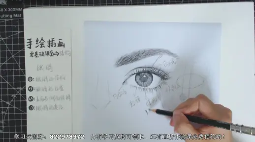 【手绘】零基础教你画眼睛！