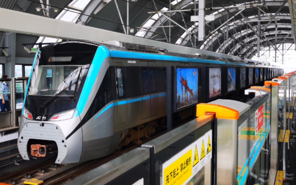地铁运转新线初体验运转西安地铁机场城际线