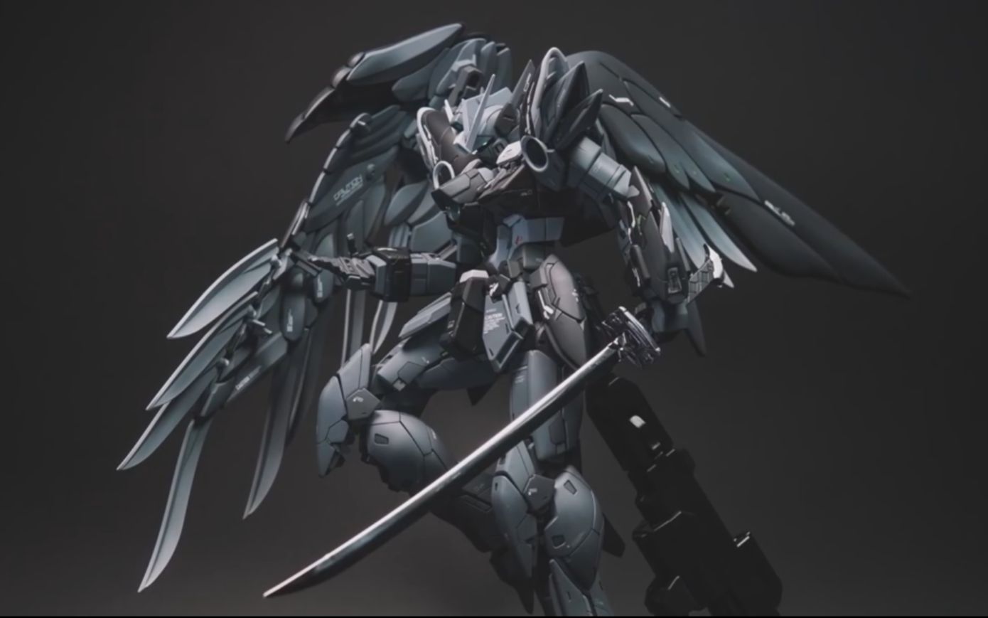 【高达】mg零式飞翼黑暗系喷涂