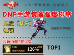 Download Video: DNF手游鬼泣瞎子毕业装备搭配