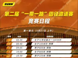 Download Video: 第二届“一带一路”田径邀请赛赛程来咯！你最期待那场比赛呢？| 2024年全国田径大奖赛（重庆站）