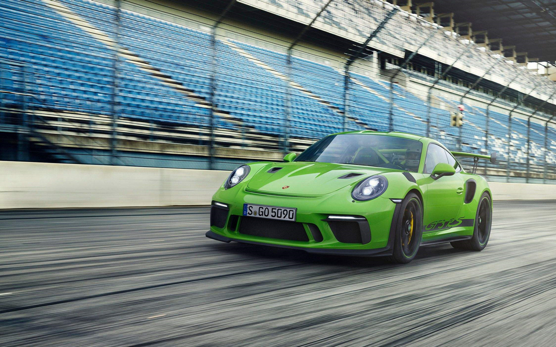 极限竞速~地平线 4—保时捷 911 gt3 rs/环岛(双视角)