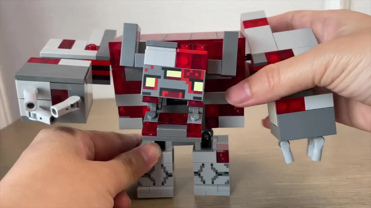 我的世界动画乐高玩具劫掠兽