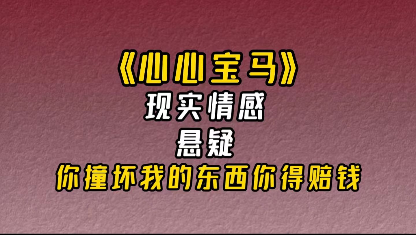 【小说推荐】《心心宝马》:你撞坏我的东西,你的赔偿我.哔哩哔哩bilibili