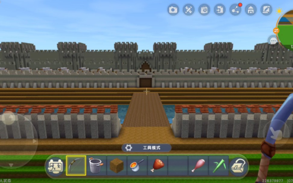 迷你世界还原君士坦丁堡的狄奥多西城墙