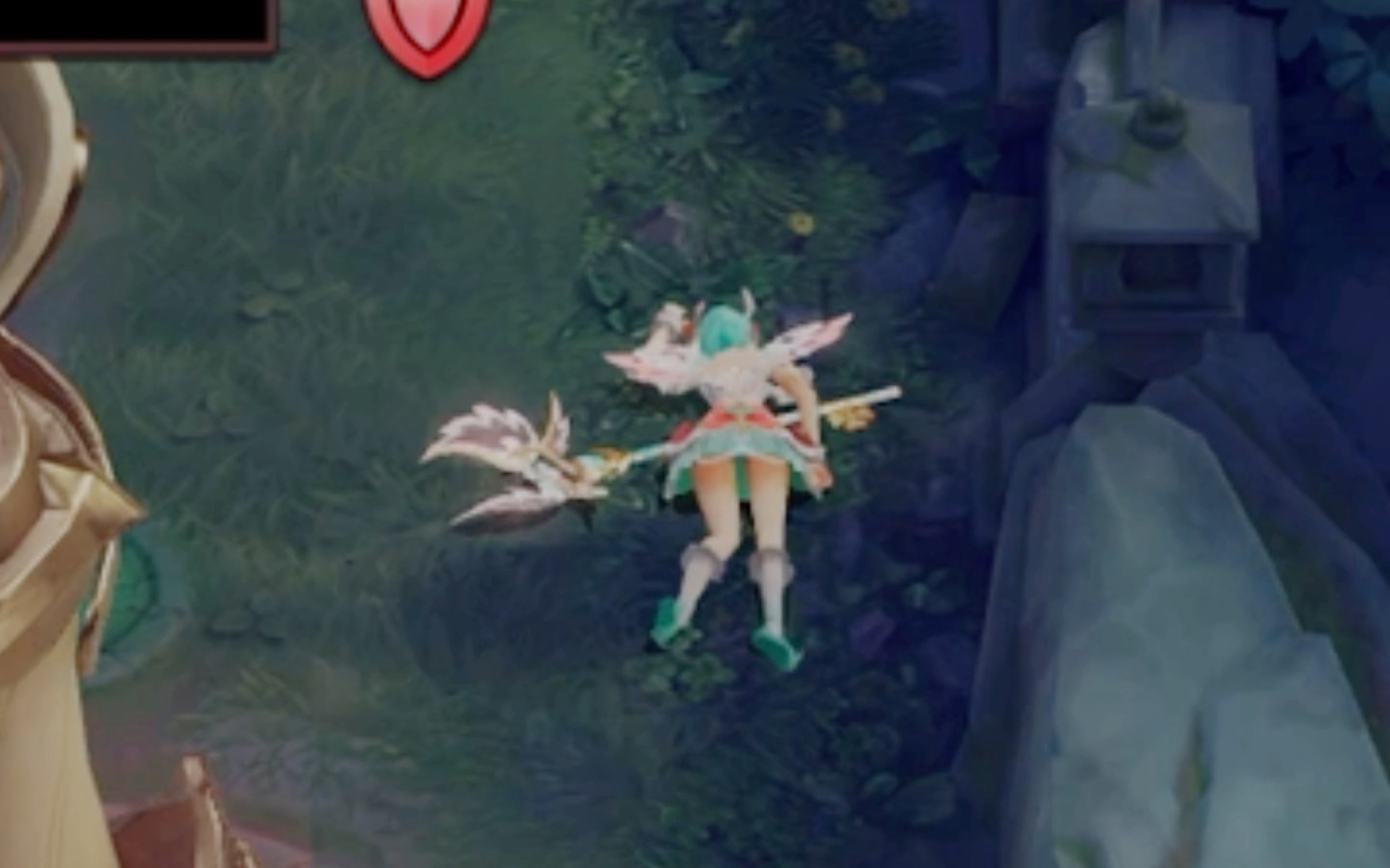 【王者荣耀】瑶时之祈愿小身板太脆弱被胖揍(倒地惨叫欣赏)