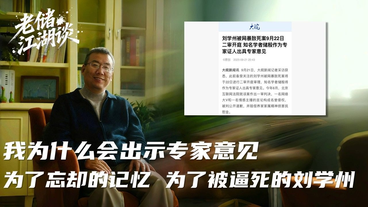 我为什么会出示专家意见?为了忘却的记忆,为了被逼死的刘学州-储殷教授-储殷教授-哔哩哔哩视频