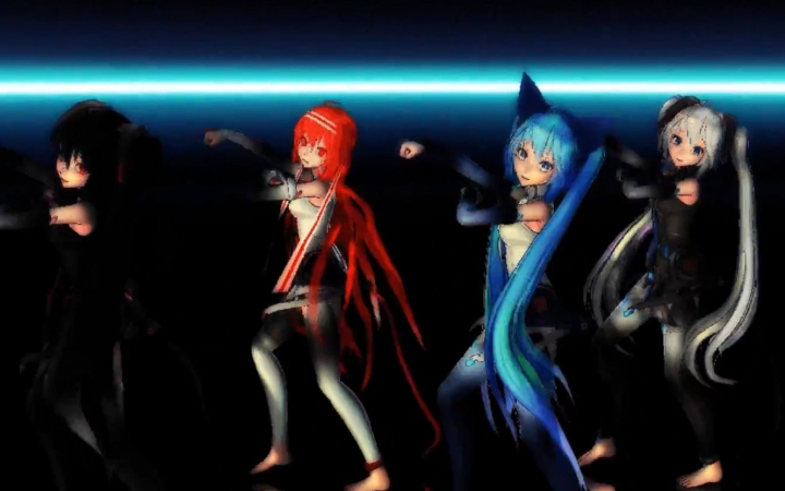 mmdshakeitoff初音钢音雑音呪音