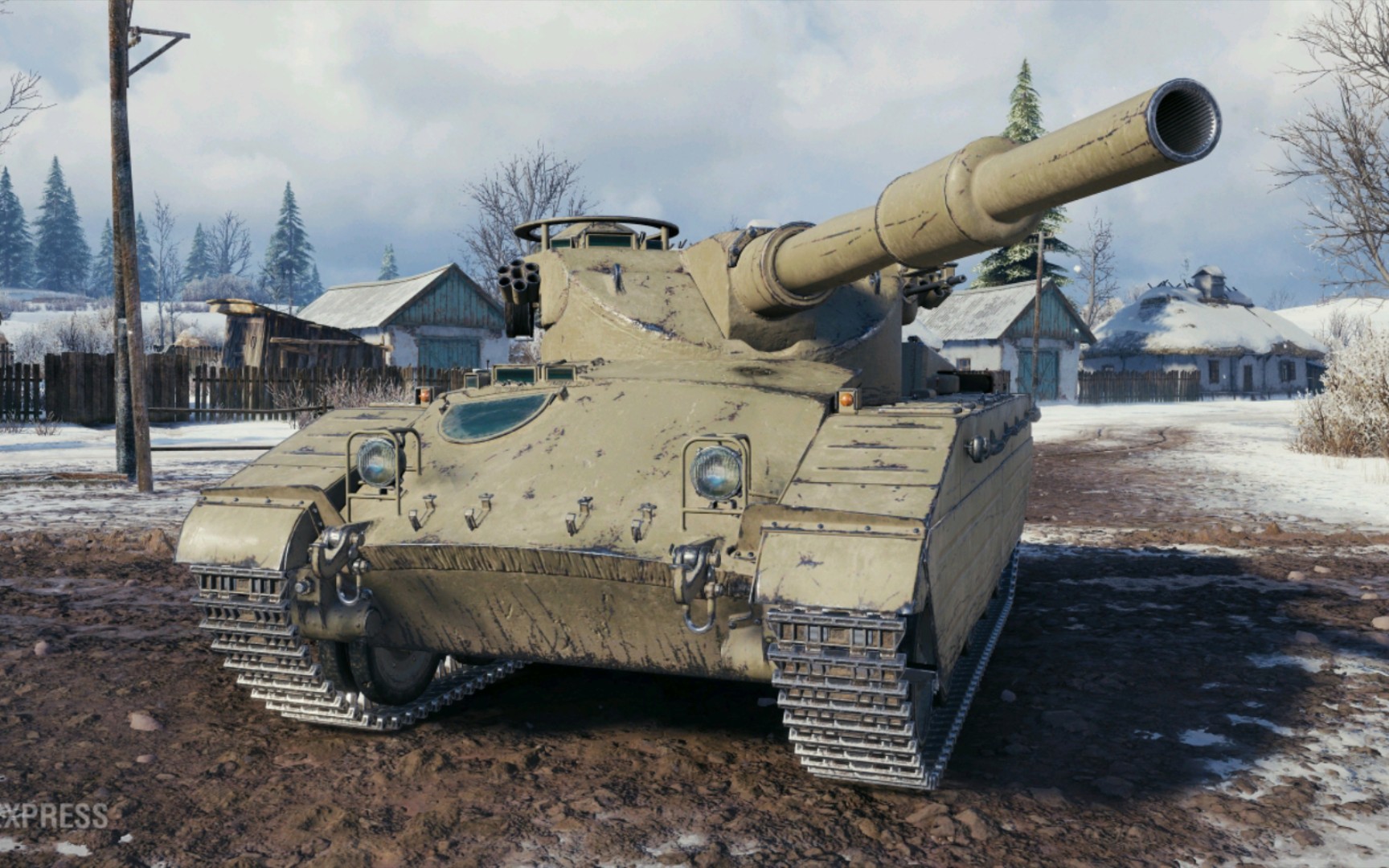 坦克世界:新英系vlll重坦卡利班实战讲解!  只能娱乐娱乐而已