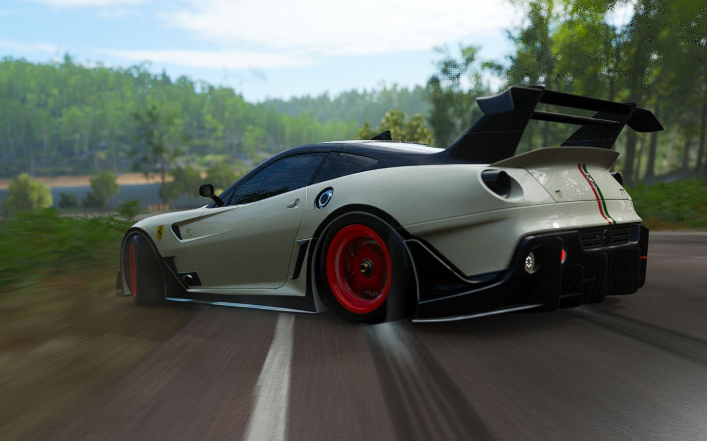 『地平线4』x级法拉利599xxe船新跑法最速坏岛世界记录!