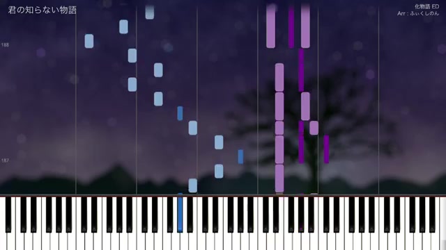 [图][Synthesia] 翻弹 化物语ED-你所不知道的故事