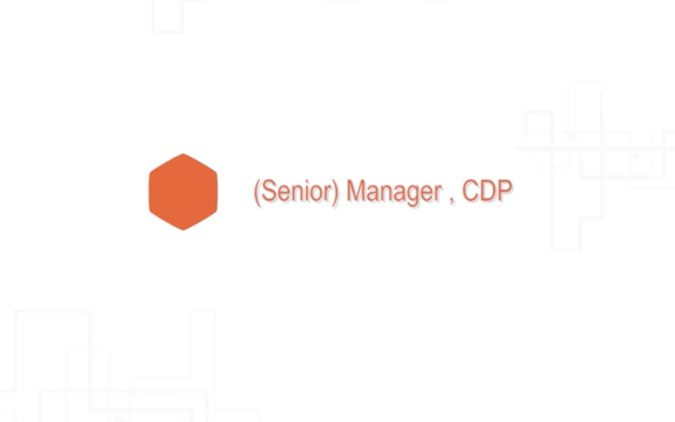 「CDMO职位大放送」Senior Manager, CDP哔哩哔哩bilibili