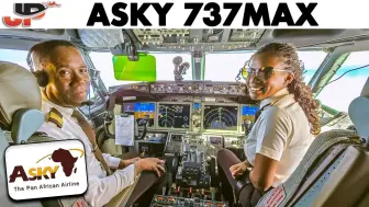 Download Video: 【just planes】ASKY 驾驶舱 波音737MAX 飞往巴马科🇲🇱、布拉柴维尔🇨🇬、科纳克里🇬🇳、金沙萨🇨🇩、洛美🇹🇬