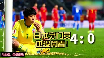 Télécharger la video: 当国足0:7被日本男足狂虐时，日本守门员也没闲着！