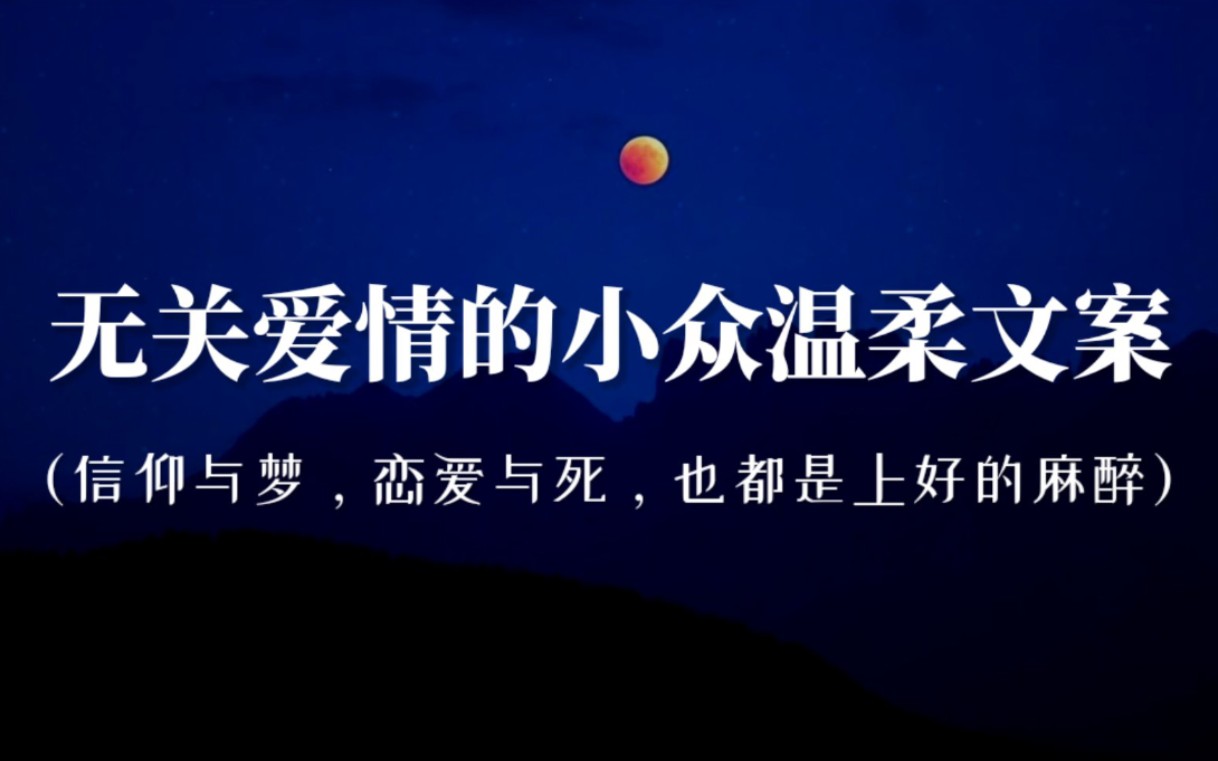 【文案摘抄】“当末日的烈火烧烫了海洋,我们一起咆哮着升上海面死亡.”||无关爱情的小众温柔文案哔哩哔哩bilibili