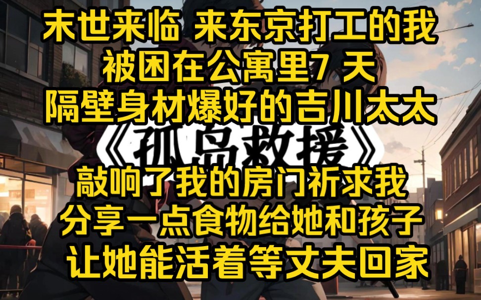 [图]《孤岛救援》末世来临，来东京打工的我被困在公寓里七天，隔壁身材好到爆的吉川太太敲响了我的房门祈求我分享一点食物给她和孩子，让她能活着等待丈夫回家。。。