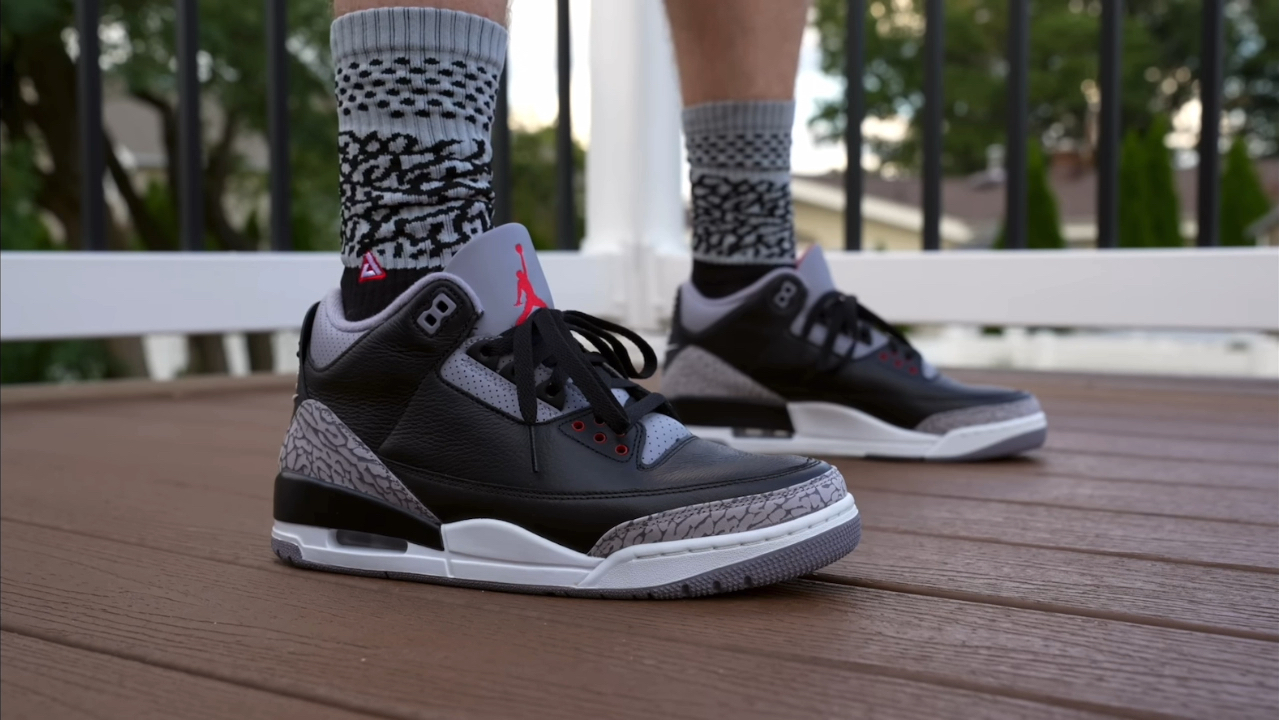 air jordan 3代 og black cement 黑水泥 aj3 24年复刻版本