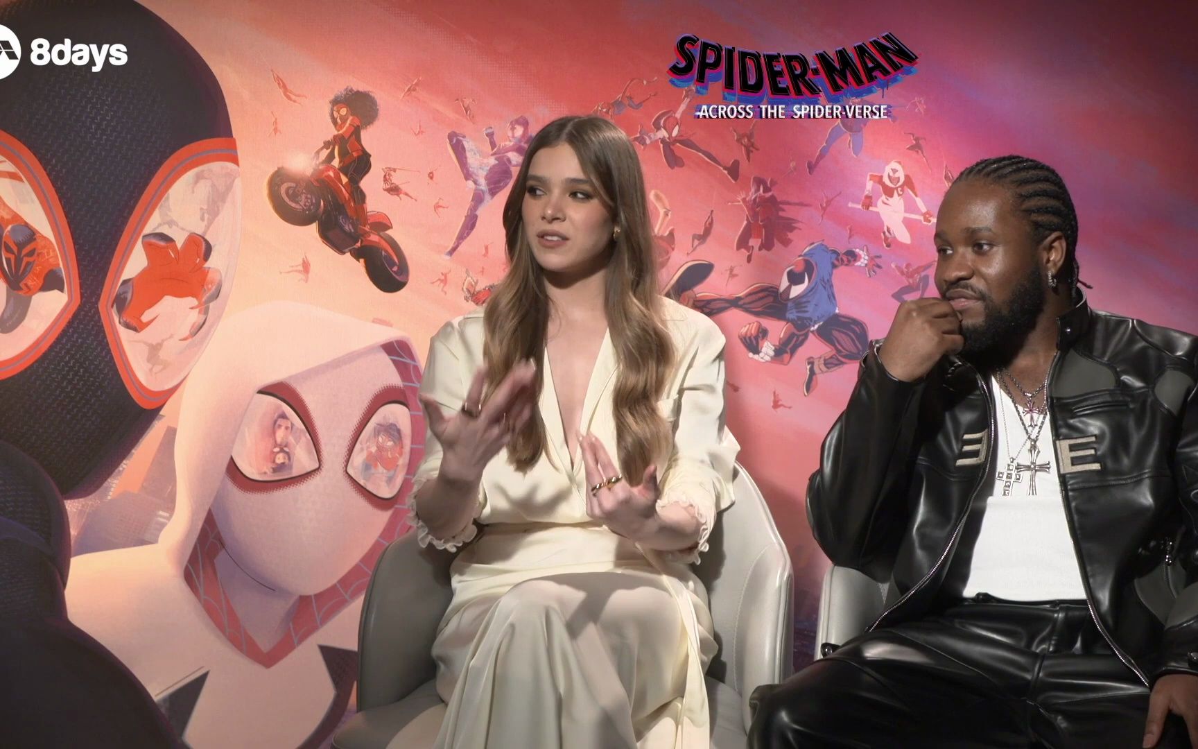 【海莉ⷮŠ斯坦菲尔德】Shameik Moore & Hailee Steinfeld on their fave Spiderpeople哔哩哔哩bilibili