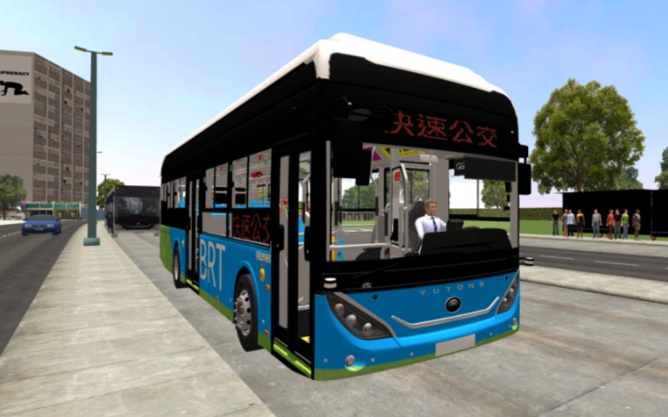 【pbsc·pov】【新车上线】驾驶宇通f10i跑圣保罗快速公交290地图