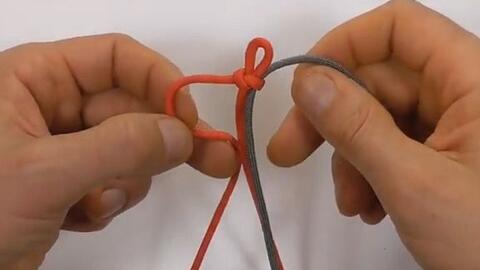Paracord Tutorial- How To Tie A 2 Color Thin Line Solomon Bar