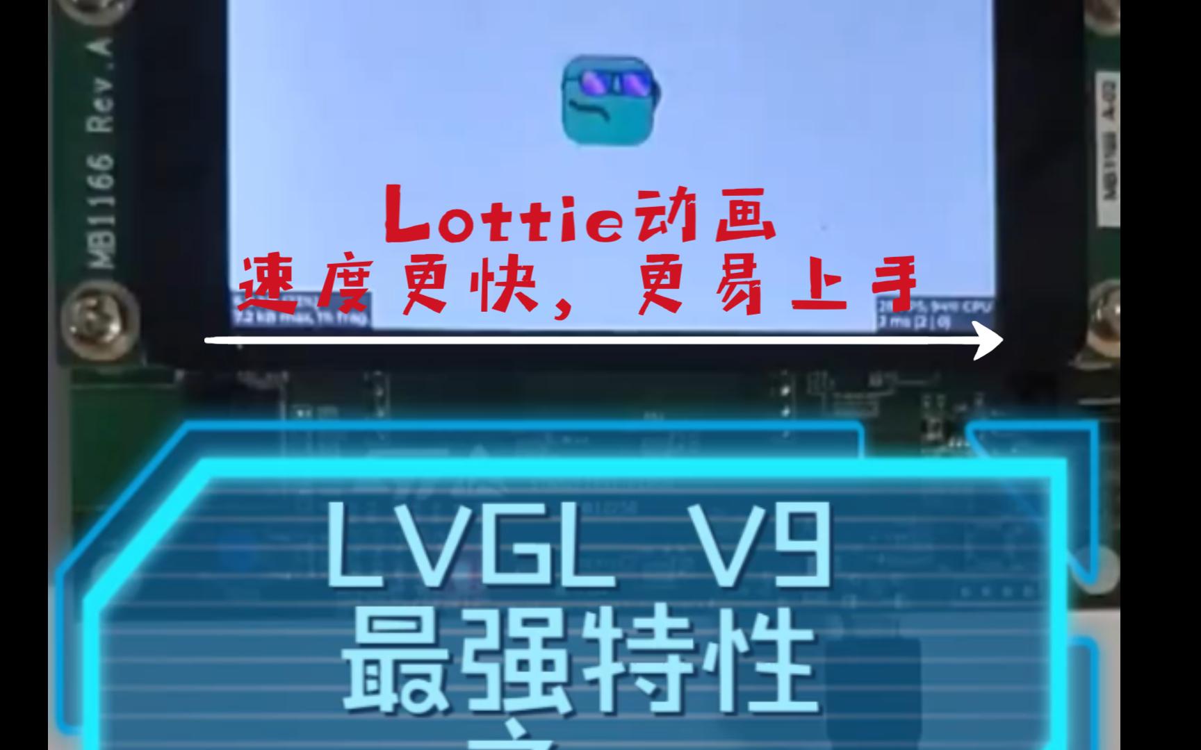 Lottie动画,速度更快!更易上手!LVGL V9最强特性之一哔哩哔哩bilibili