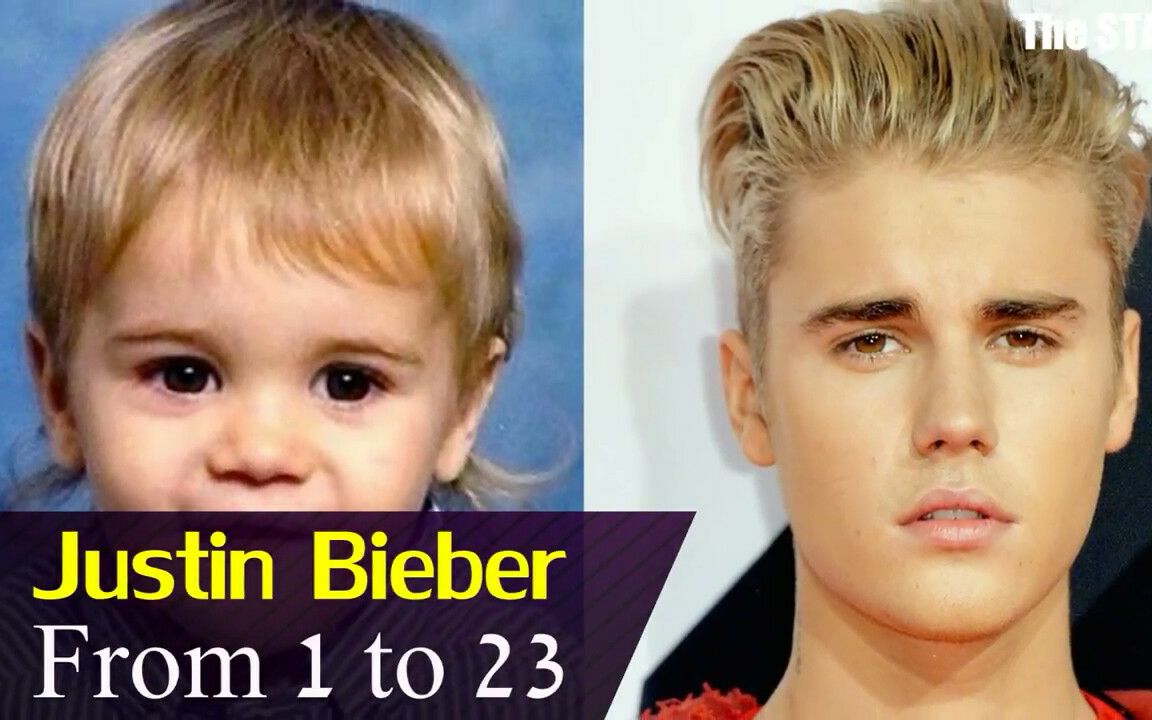 【justin bieber】小贾从1岁到23岁的转变!