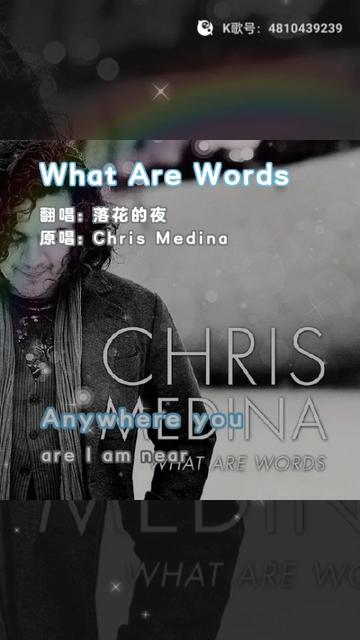 chris medina《what are words》