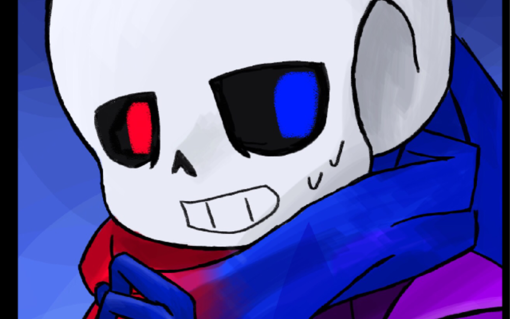 原创au underfire 的sans指绘