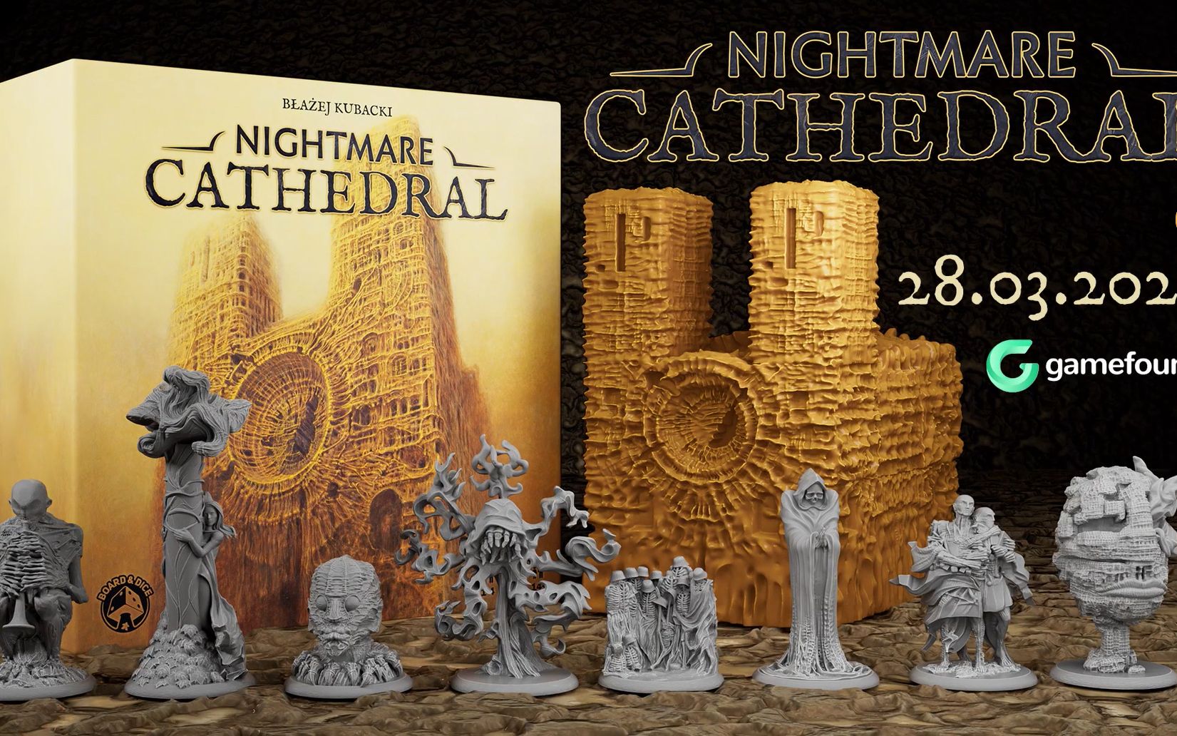 【桌游资讯】以超现实地狱艺术为背景的桌游新作——《Nightmare Cathedral》哔哩哔哩bilibili