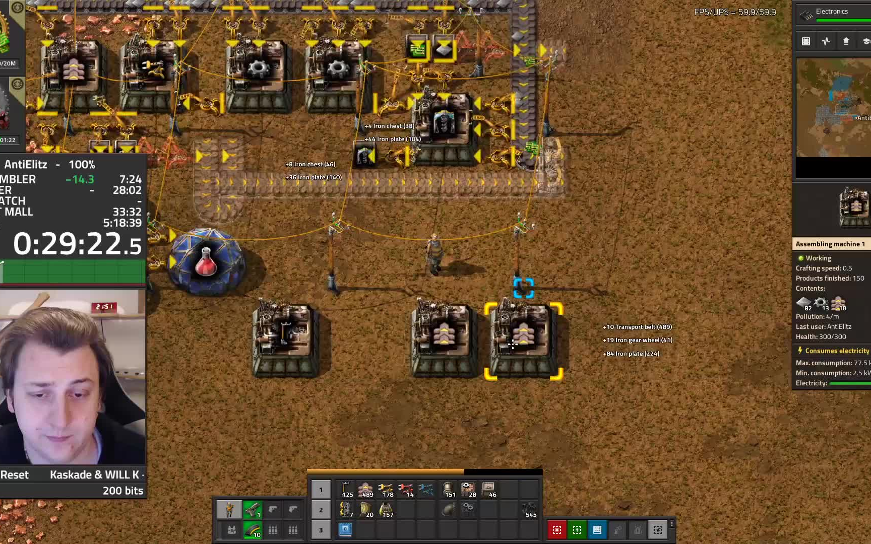 [图][6月2日新世界纪录] 异星工厂 Factorio 100%全成就·单人速通 5小时09分 by AntiElitz