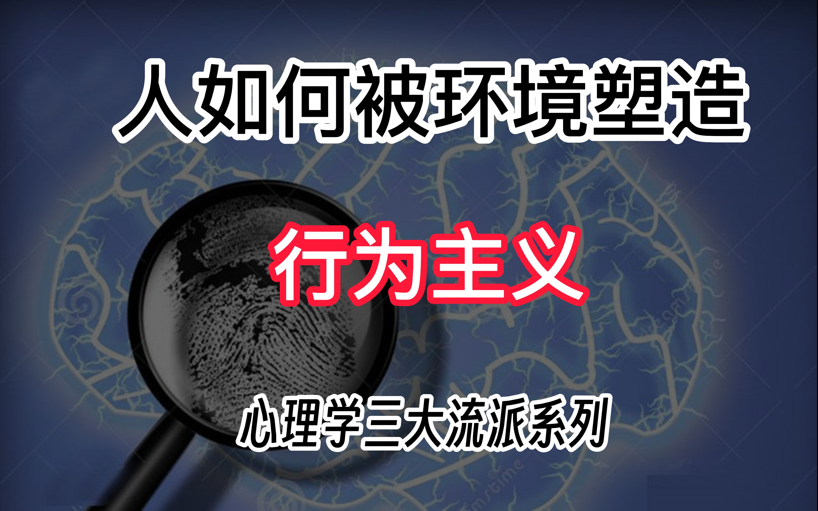 人是如何被塑造出来的?心理学三大流派系列之行为主义.哔哩哔哩bilibili