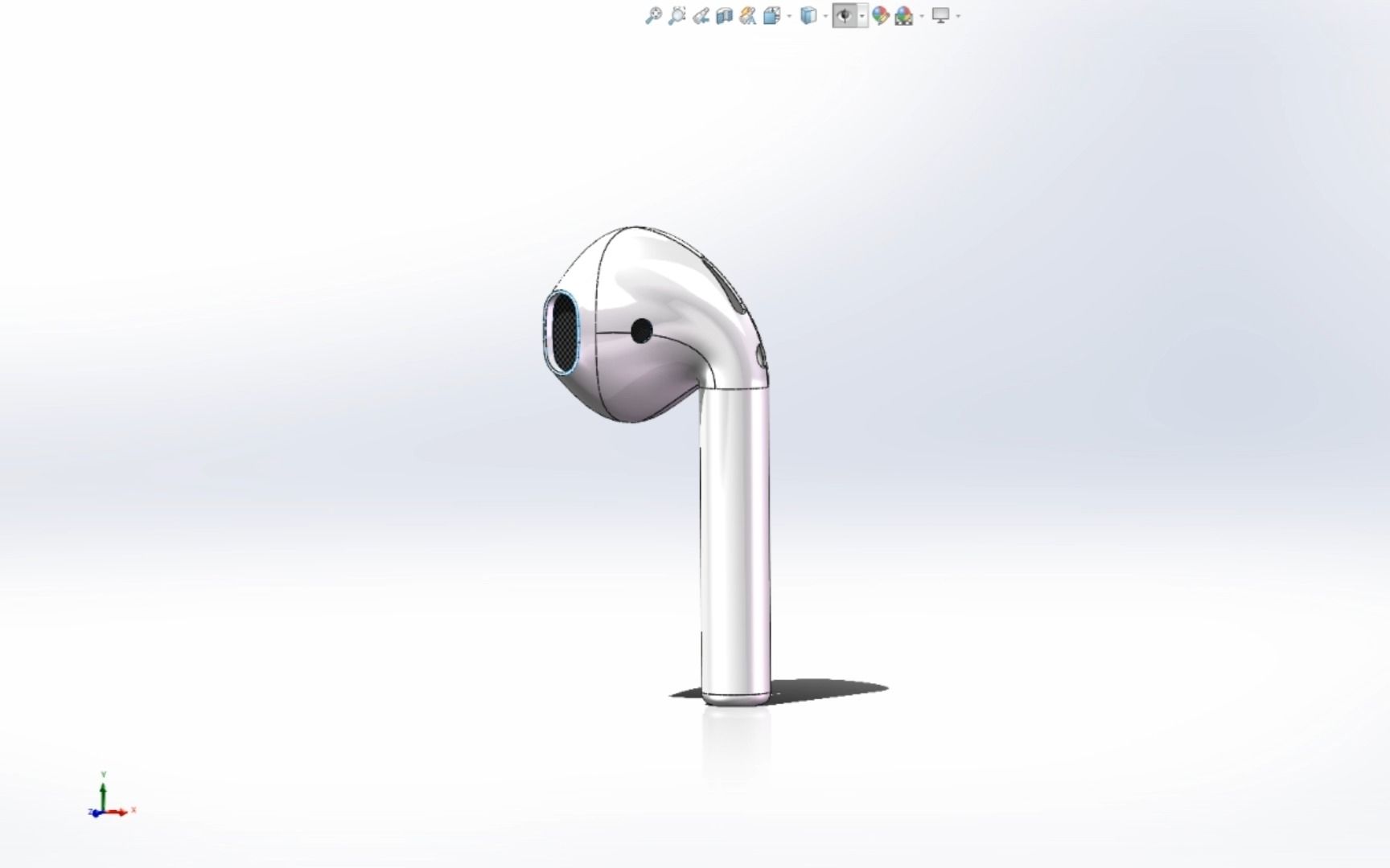 solidworks曲面学习 耳机建模