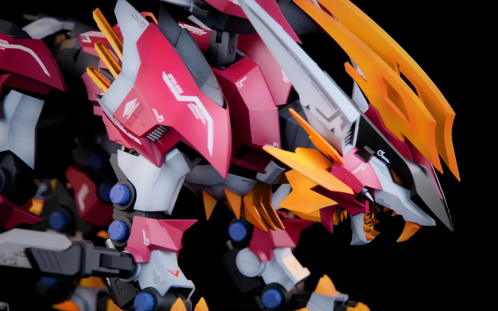 za模型 索斯机械兽 1/72 疾风长牙狮 max阴影喷涂