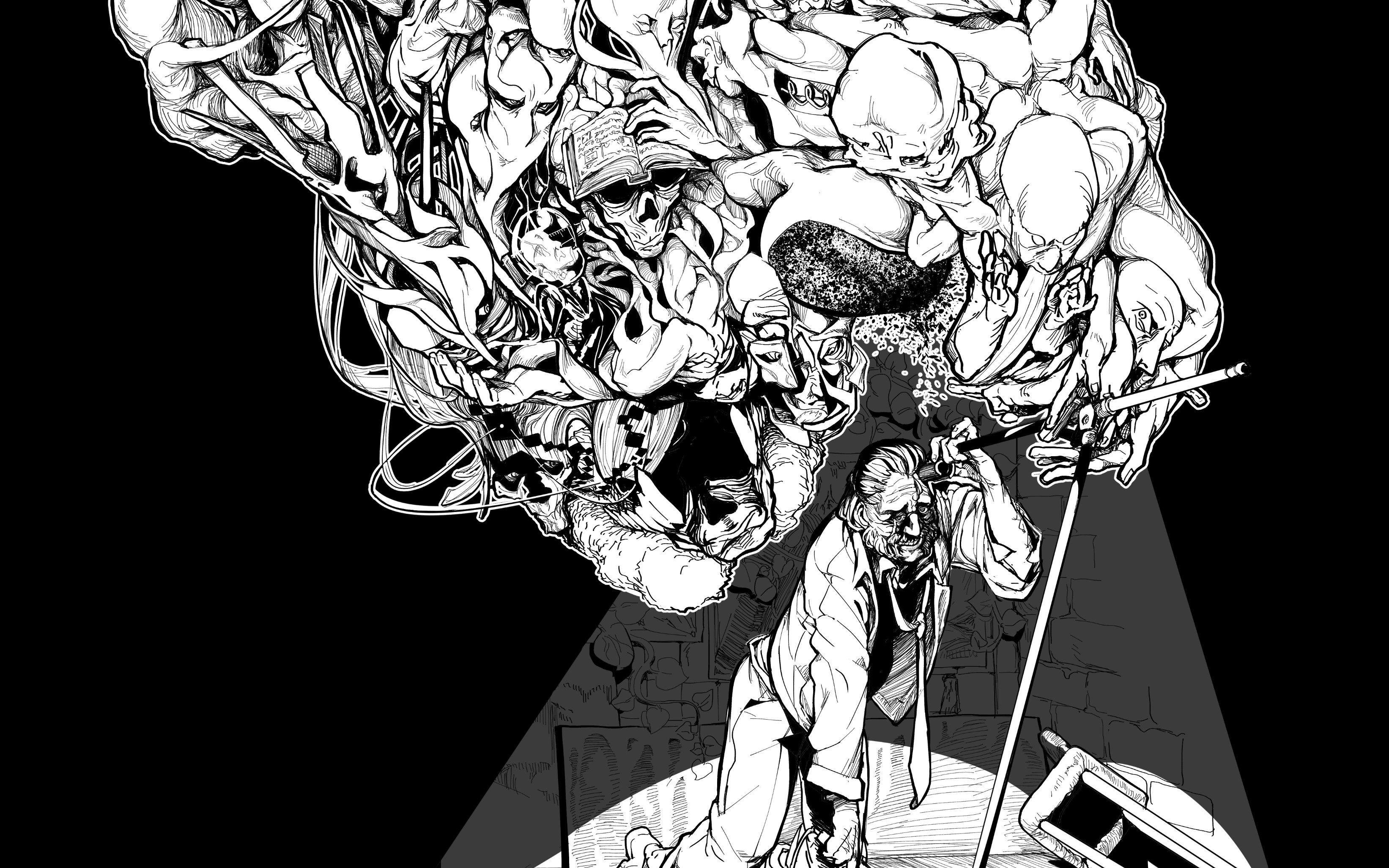 绘画过程极乐迪斯科世界末日卡拉ok约10小时