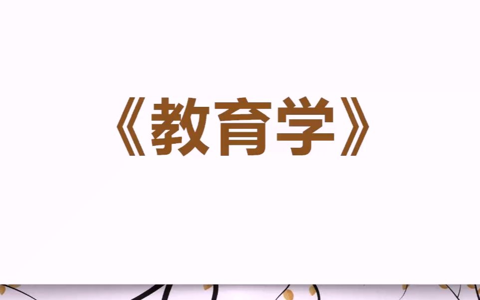 【教育学】福建专升本小学教育专业【第一讲】哔哩哔哩bilibili