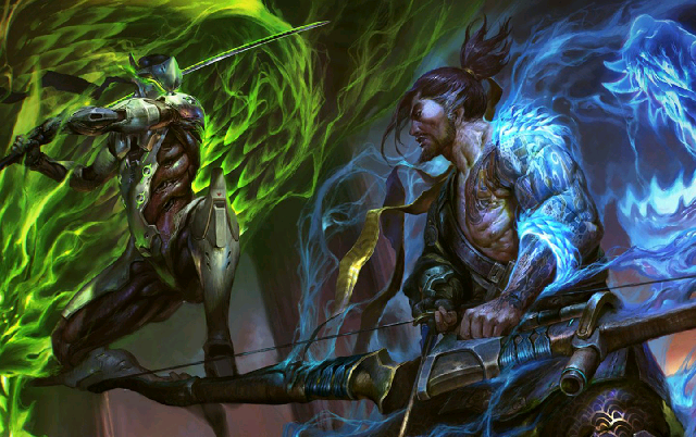 源氏半藏双龙之争暴雪cg双龙剪辑