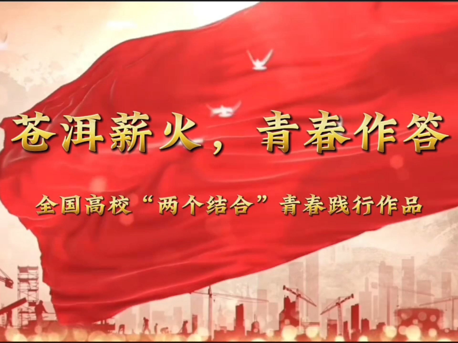 全国高校“两个结合”青春践行作品