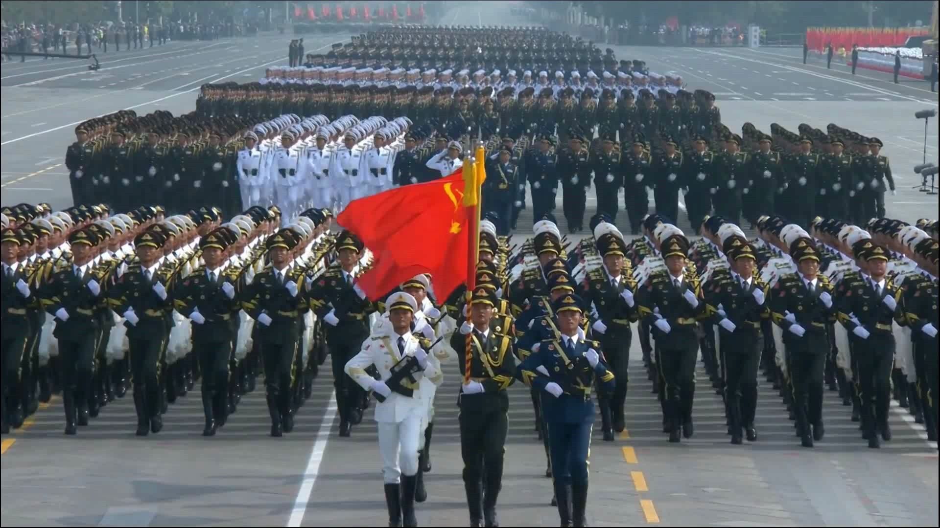 国庆70周年大阅兵方队图片