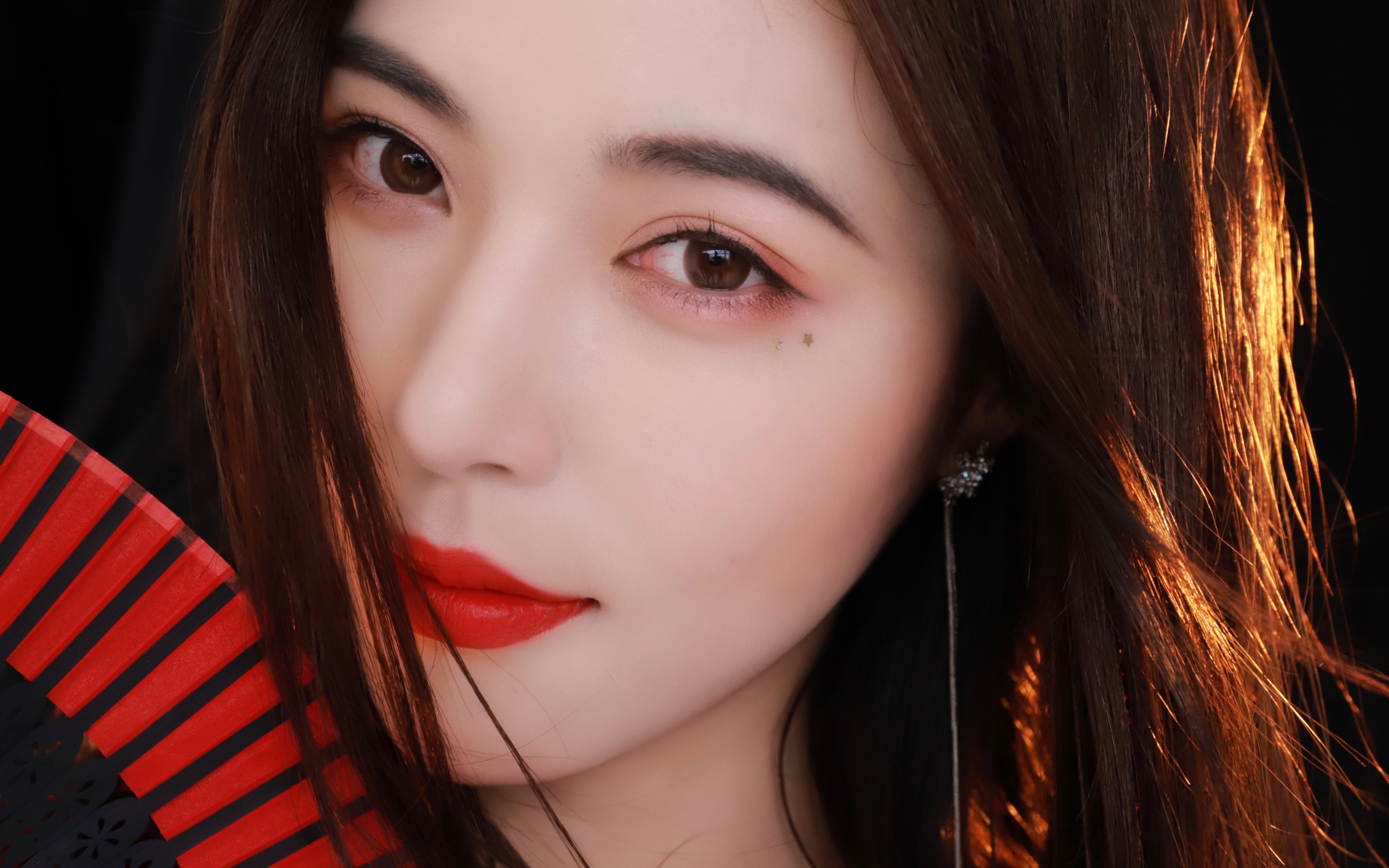 ysl x 鞠婧祎红昭愿妆容[@仇仇-qiuqiu]