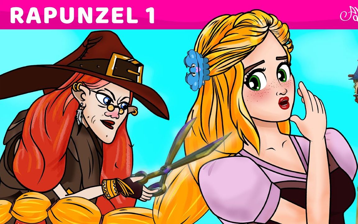 Rapunzel 长发女孩 莴苣女孩 格林童话故事 动漫卡通 Fairy Tales Animation哔哩哔哩bilibili