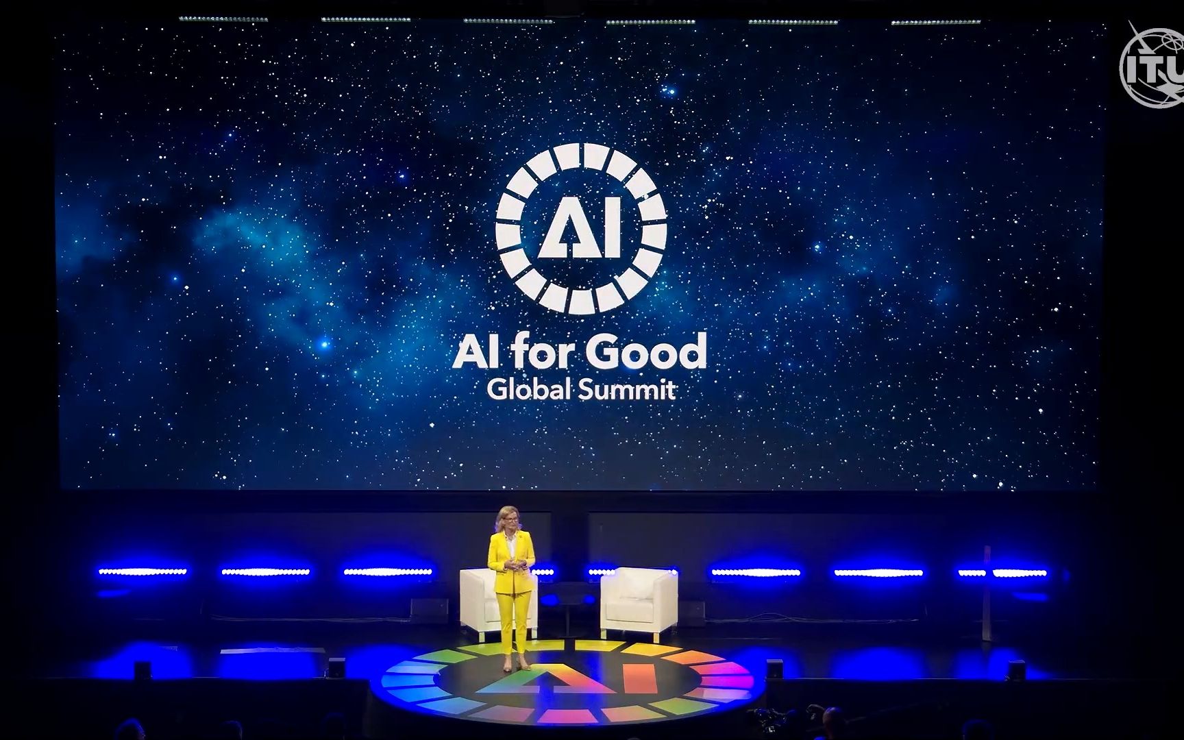 国际电联秘书长 2023 AI for Good 全球峰会开幕式主旨演讲哔哩哔哩bilibili