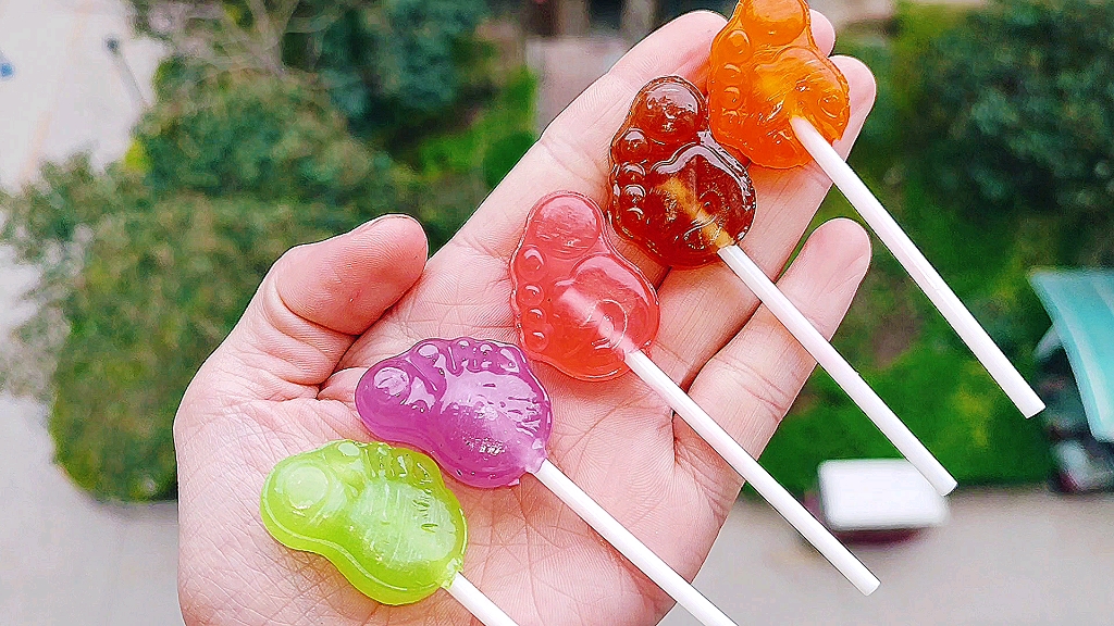 趣味糖果,美味"小脚丫棒棒糖"来喽!