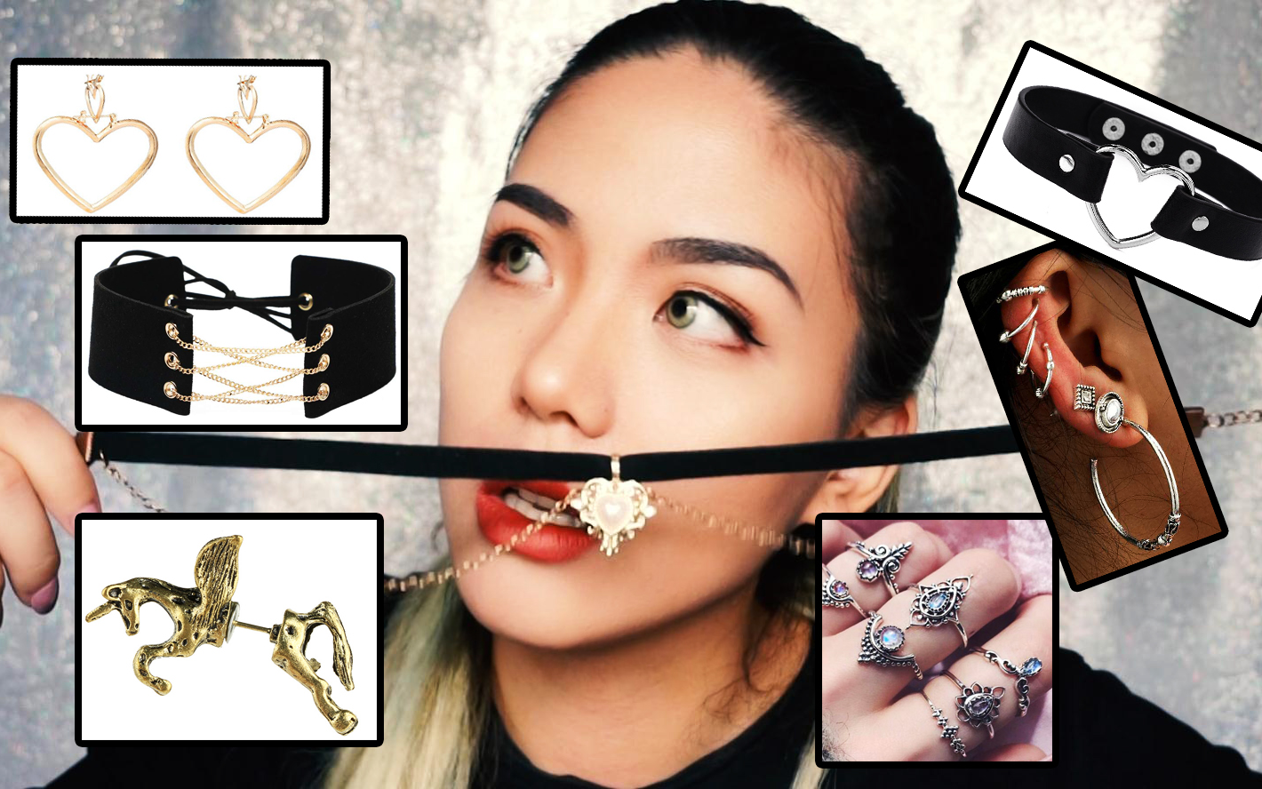 【叉子】淘到均价3元的ins风饰品,拍照扮酷神助攻