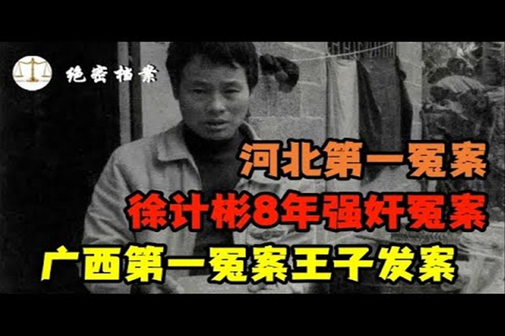 河北徐计彬8年强奸冤案,广西王子发九年杀人抢劫冤案,河南赵作海11年亡者归来杀人冤案哔哩哔哩bilibili