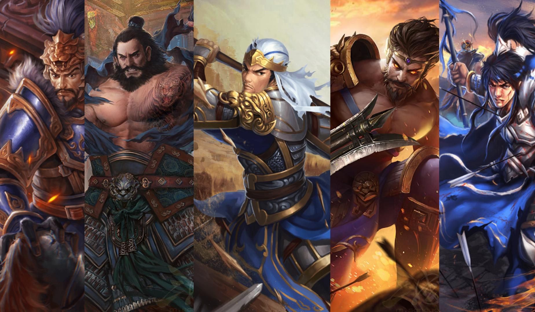 喊声大震三更后 烈焰争飞满寨红(游戏三国人物立绘/插画/原画鉴赏曹魏