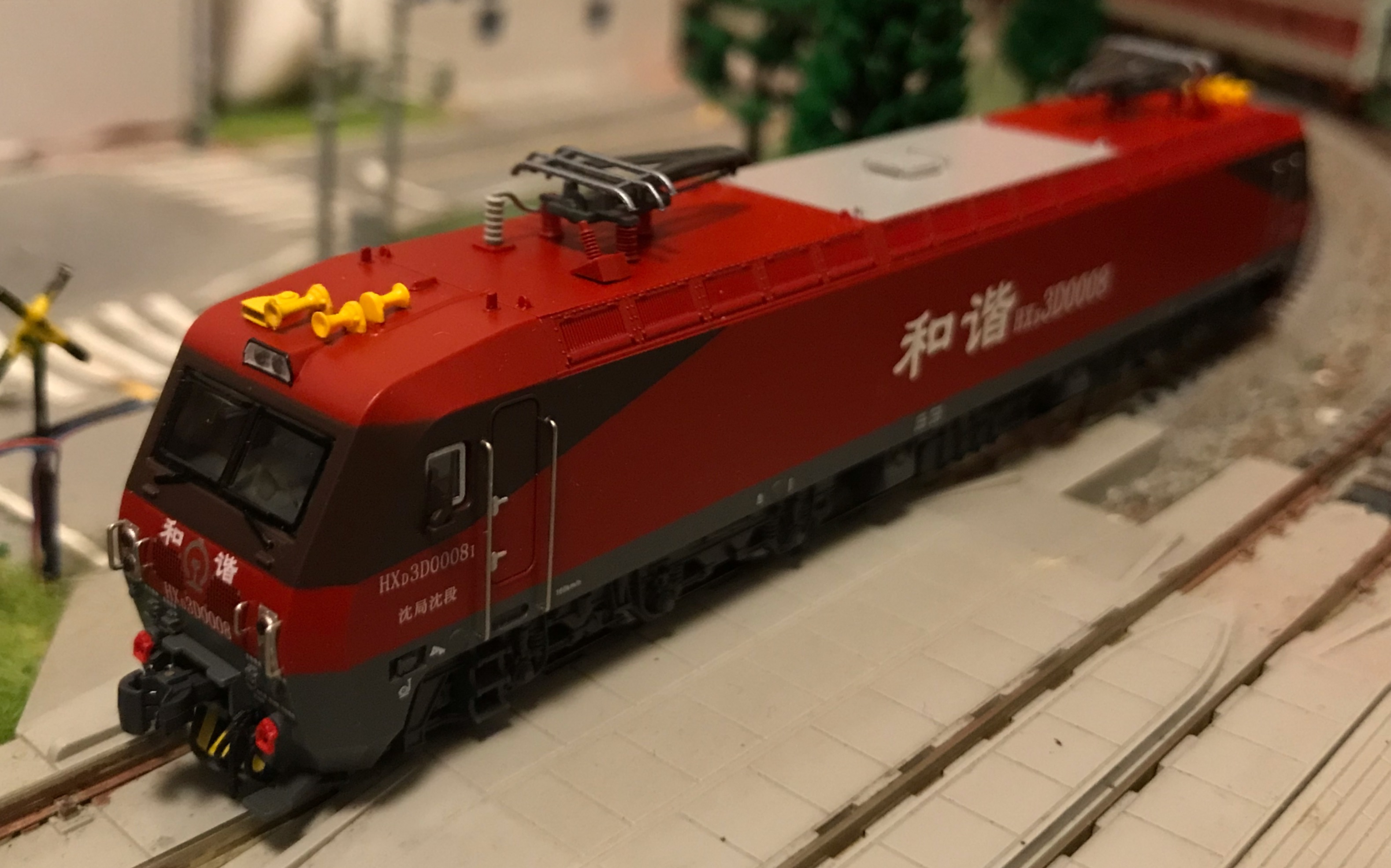【火车模型】长鸣n比例hxd3d电力机车开箱测评 跑车