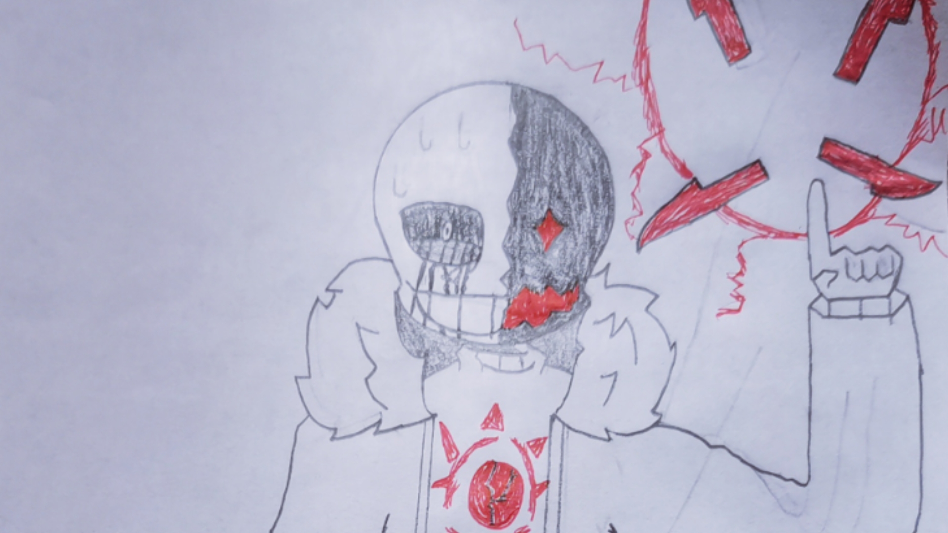 killer sans二阶段绘画