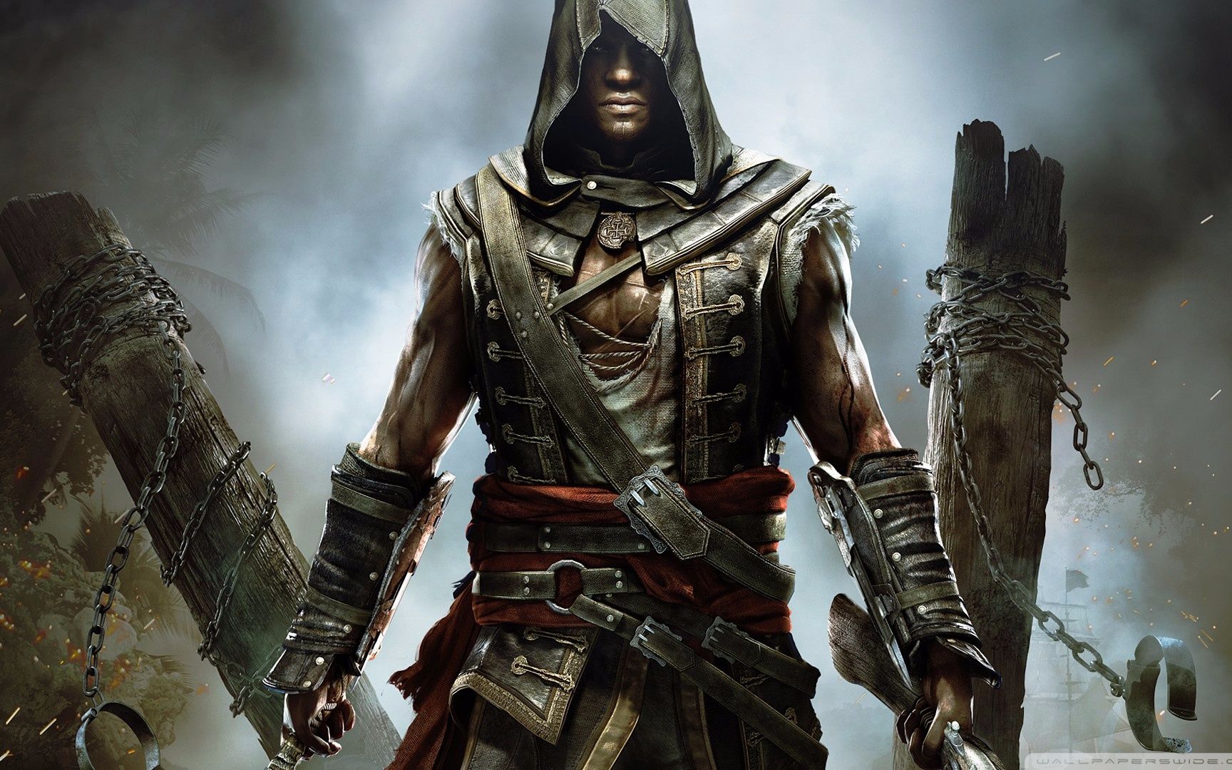 来自自由之呐喊——刺客信条4黑旗dlc自由呐喊阿德瓦勒动作流程